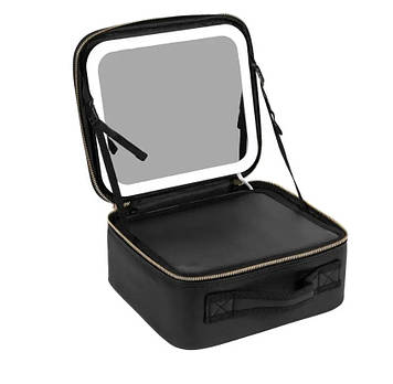 Косметичка-органайзер із дзеркалом A-PLUS 9228 Чорний