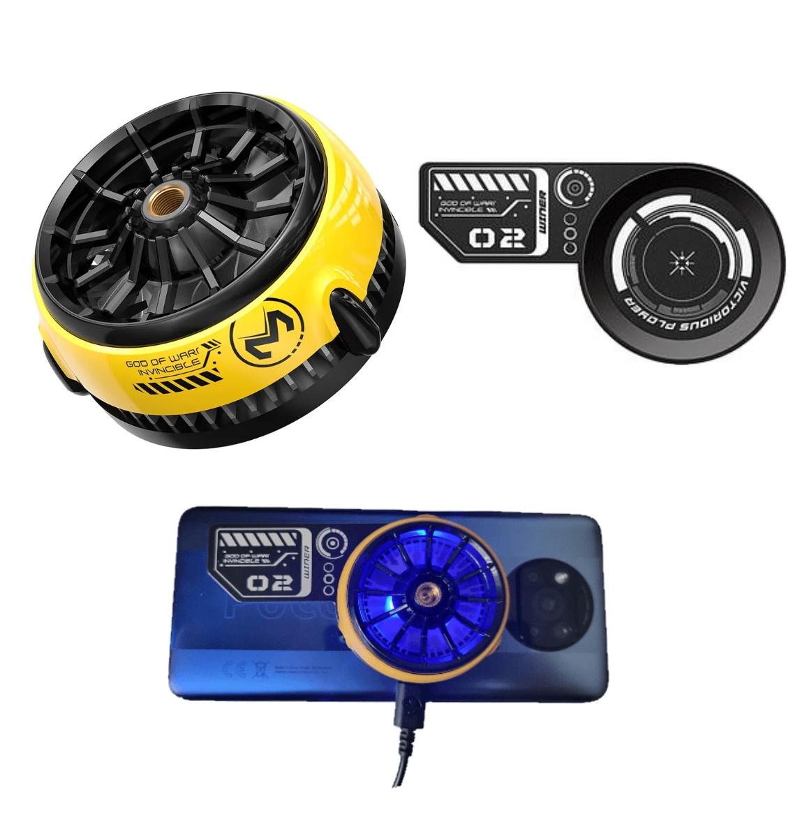 Ігровий набір: магнітний напівпровідниковий кулер MEMO PUBG CX04 пластина C01, фото 1