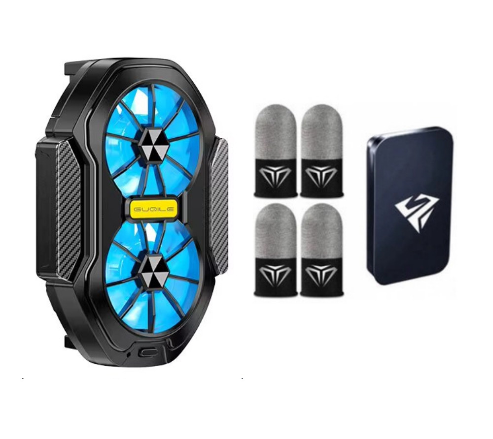 Ігровий набір: вентилятор з акумулятором FS01 і 4 напальники Sarafox з боксом для зберігання, фото 1