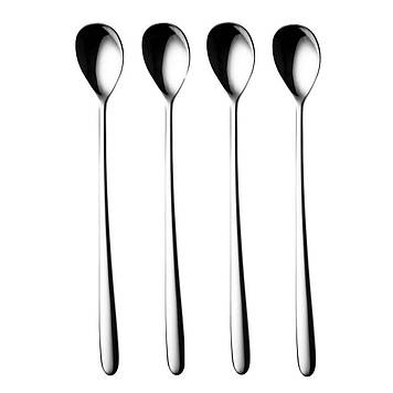 Набір ложок для лате з неіржавкої сталі 4 шт Vinzer 50336