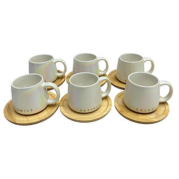 Сервіз чайний 230 мл 12 предметів Гламур S&T 1759