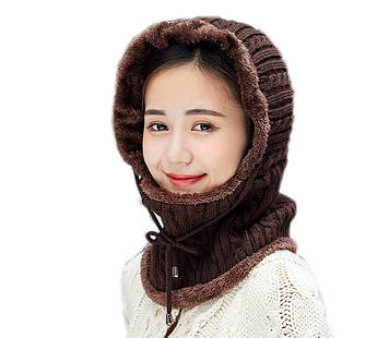 Шапка Teburya багатофункціональна One Size Кавовий (HbP050578)