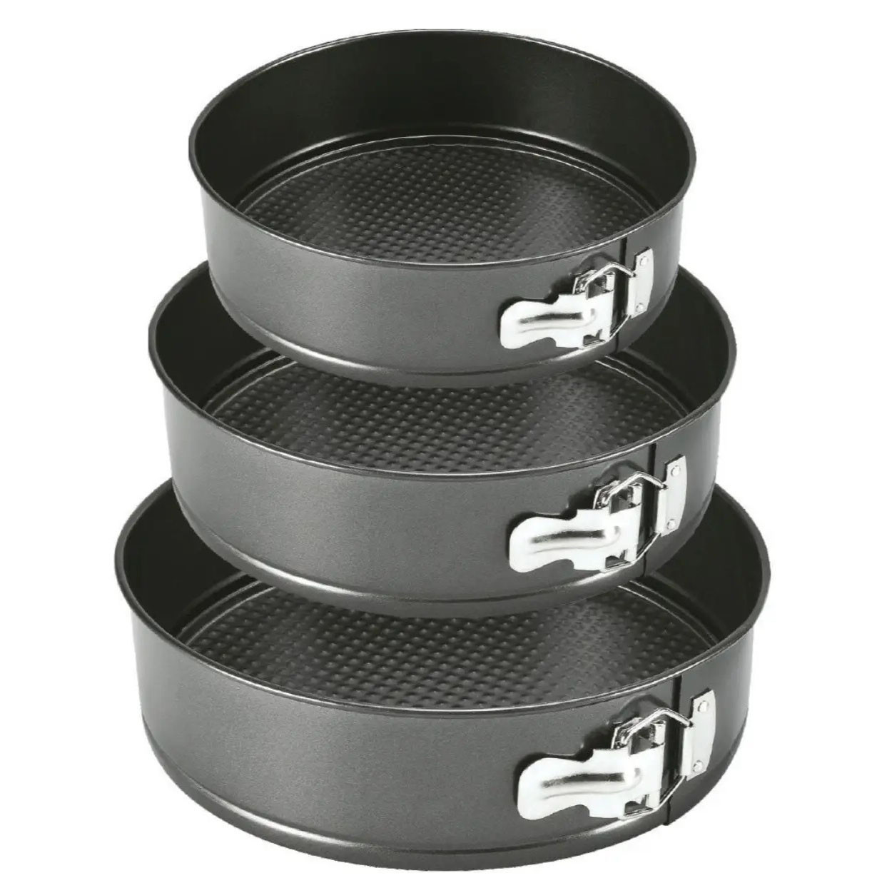 Набір форм для запікання страв у духовці, Форма для випічки нержавіюча сталь Форма випічки кругла QK-30, фото 1