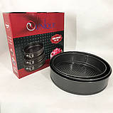 Набір форм для запікання страв у духовці, Форма для випічки нержавіюча сталь Форма випічки кругла QK-30, фото 4