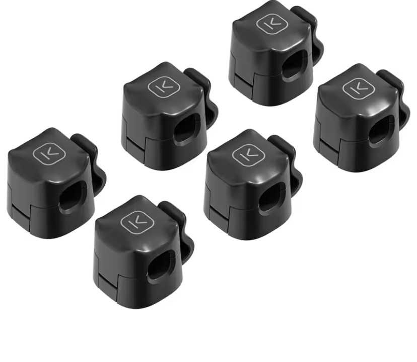 Кабельний органайзер KULA 6 шт Чорний 487638704, фото 1