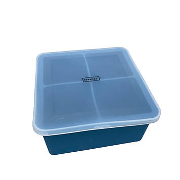 Форма силіконова для льоду 12,6х12,6х5,9 см Lessner Sky Blue 10312