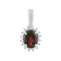 Срібна підвіска Високої якості з гранатом 1.094ct (2191476)