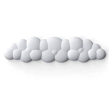 Підставка під зап'ястя для клавіатури Joy 1 шт Білий