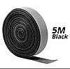 Нейлонова стяжка на липучці ZeusX 5 м 50 мм Чорний, фото 7