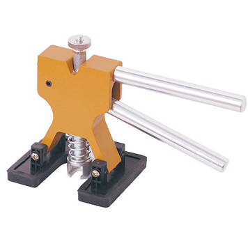 Інструмент для видалення вм'ятин з автомобіля без фарбування CARP мініліфтер + 12 грибків наконечників Жовтогарячий (С051044)