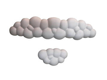 Підставка під зап'ястя для клавіатури миші Joy 43х11 см Білий