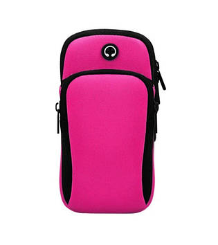 Сумка-чохол на руку JEEF з 2 кишенями Рожевий (57543562)