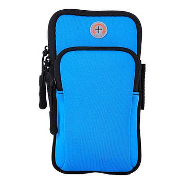 Сумка-чохол на руку JEEF з 2 кишенями Синій (57543563)