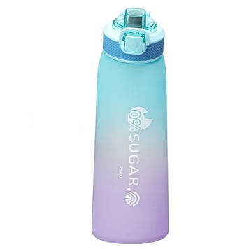 Пляшка для води СМ пластикова 1000 мл Синьо-фіолетовий (С051408)