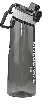 Пляшка для води СМ пластикова 1000 мл Чорний (С051407)