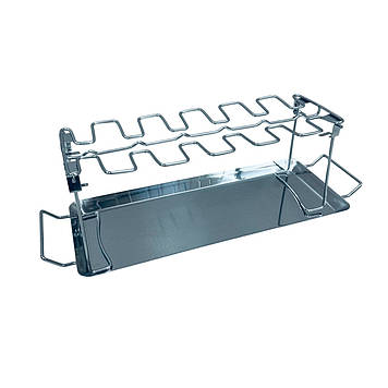 Підставка для приготування курячих ніжок A-Plus KF-0982 43,5х14,5 см Сріблястий (23502)