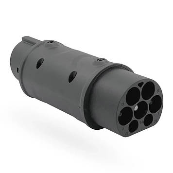 Адаптер Перехідник Type 2 — Type 1 Bluefield (J1772 — Mennekes IEC 62196-2) Black (34050567)