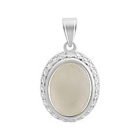 Срібна підвіска Високої якості з фіанітами, перламутром (60002278)