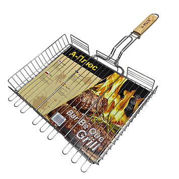 Решітка для гриля A-PLUS 1841 40х30х5,5 см