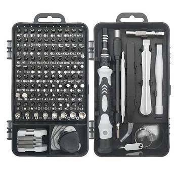 Набір прецизійних викруток для телефонів ноутбуків Rogtyo 115 в 1 з подовжувачем у кейсі (R050774)