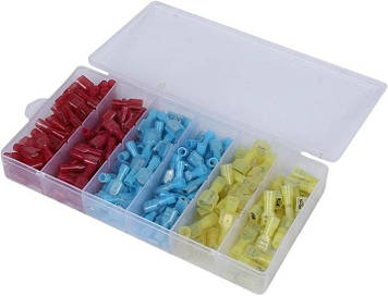 Набір з'єднувальних кабельних наконечників 0,5-6 мм2 із ізоляцією типу "мама" — "тато" PWR 400 шт (TR050753)