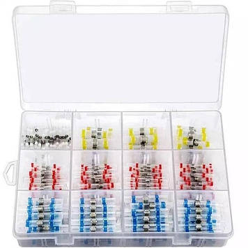 Термоукуслювальна гільза з приспівом термоусадка 0.25-6.0 мм PWR набір 500 шт (DR050759)