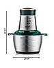Потужний кухонний подрібнювач чопер із металевою чашею RAF R.7029 1000 Вт 2 л, фото 7