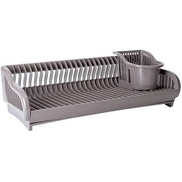 Сушарка для посуду Алеана 167091 53х23х19 см 2в1 Капучино