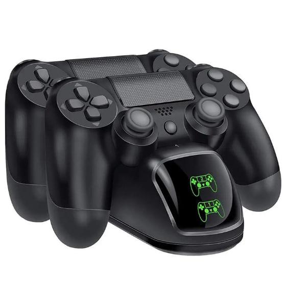 Комплект джойстиків і зарядний пристрій OPT-TOP для пристроїв PS4 V2 Чорний (2104618557), фото 1