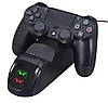 Комплект джойстиків і зарядний пристрій OPT-TOP для пристроїв PS4 V2 Чорний (2104618557), фото 2