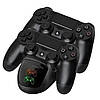 Комплект джойстиків і зарядний пристрій OPT-TOP для пристроїв PS4 V2 Чорний (2104618557), фото 5
