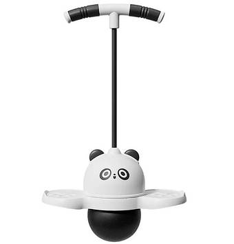 Джампер-м'яч стрибалка для дітей No Brand на платформі з ручками Біло-чорний (2104618558)