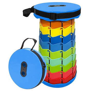Складаний туристичний стілець OPT-TOP Telescopic stool 47х25 см Різнобарвний (2104618575)
