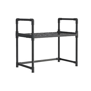 Багаторівнева полиця-стелаж для кухні UKC YH 6616-1 48x26x49 см Чорний