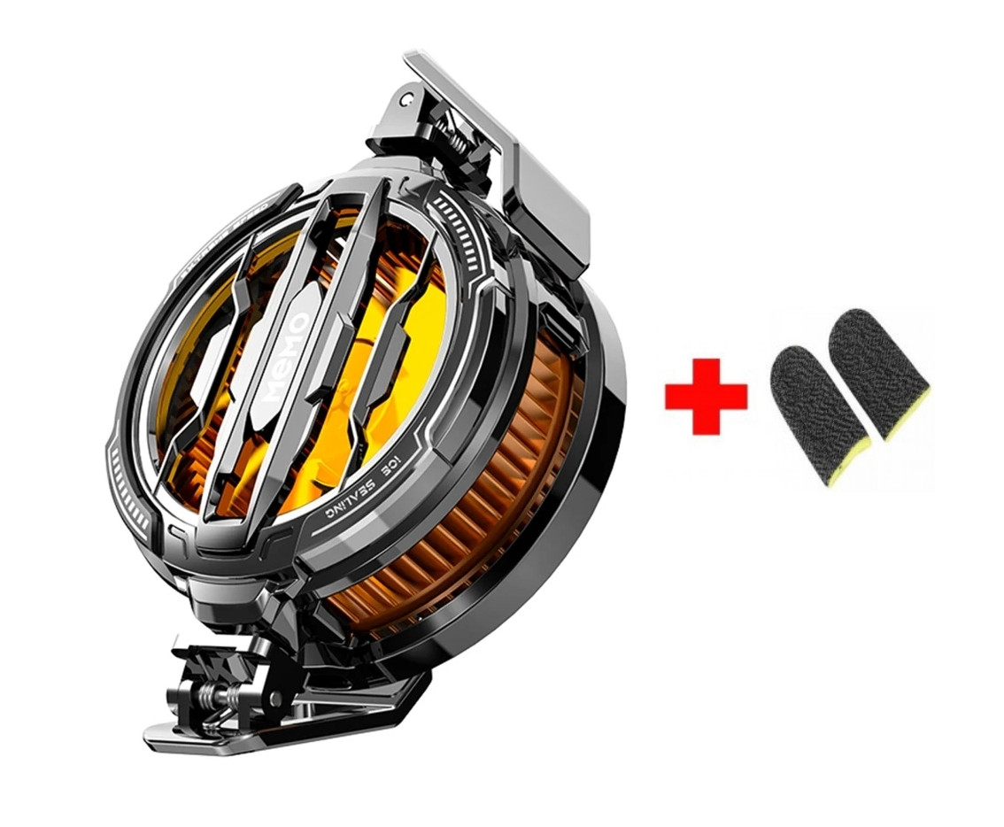 Магнітний-затискний 2в1 напівпровідниковий вентилятор (кулер) для смартфона MEMO CX07 напальники, фото 1