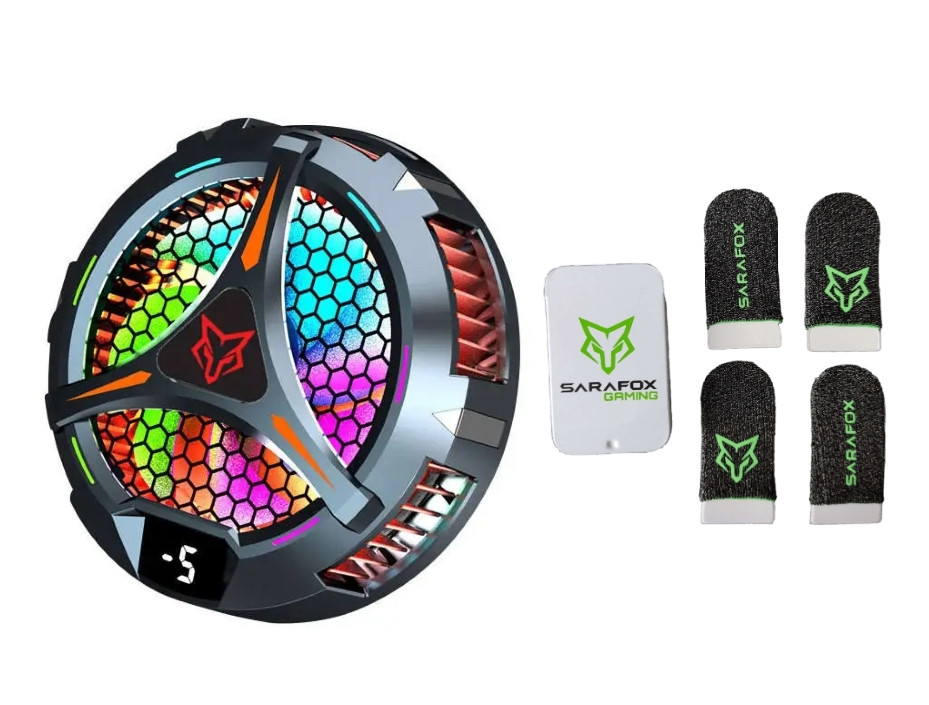 Магнітний напівпровідниковий кулер для планшета Sarafox B3 та ігрові напальники V9 бокс, фото 1