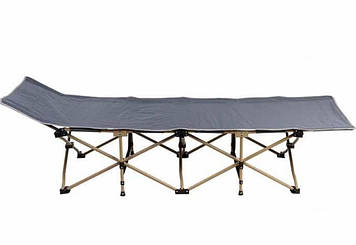 Розкладачка туристична No Brand 190x68x36 см Сірий (2104618598)