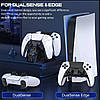 Зарядка для джойстика PS5 BebonCool Док Станція для PlayStation 5 PS5 DualSense/edge на 2 геймпади з LED Чорний, фото 3