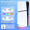 Вертикальна RGB-підставка Pega Sony PlayStation 5 Slim PS5 Slim Білий, фото 6