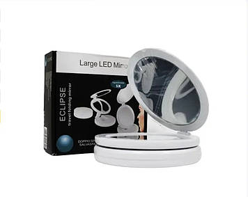 Настільне дзеркало-трансформер зі збільшенням 5Х Large LED Mirror Eclipse