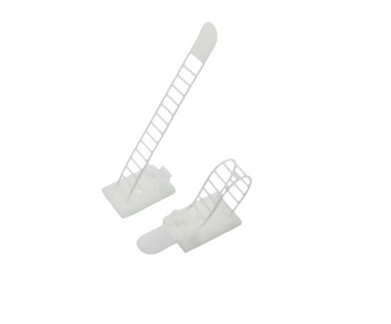 Органайзер-фіксатор кабелю для дроту OLAN 20 шт XL Білий 453115442, фото 1