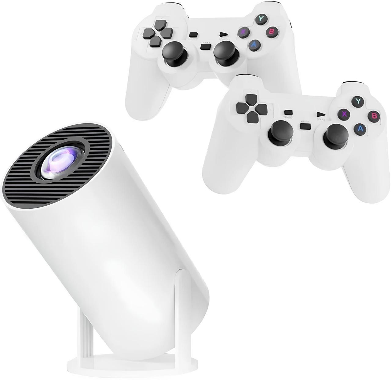 Смарт-проєктор No Brand HY300 WiFi Bluetooth HDMI Android 64 Gb Білий (2390000009), фото 1