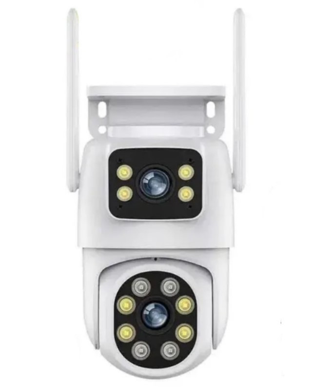 Камера відеоспостереження No Brand Q30-6MP Dual IP Camera Wi-Fi 6 Мп Білий (2390000024), фото 1