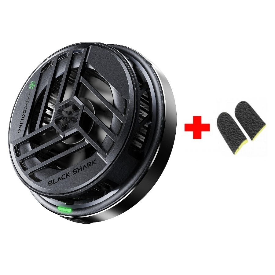 Магнітний напівпровідниковий радіатор-вентилятор Black Shark Magnetic Cooler BR30-AP і напальники, фото 1