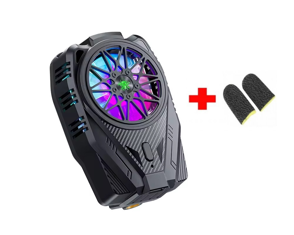 Кулер напівпровідниковий радіатор-вентилятор для смартфона на акумуляторі Plextone EX2 GO і напальники, фото 1