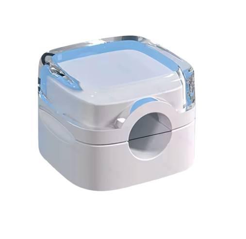 Органайзер-фіксатор кабелю кліпса для дроту Clock 3 шт Білий, фото 1