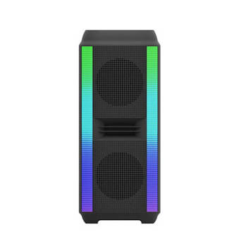 Акумуляторна Bluetooth колонка No Brand MS 3631 BT RGB FM Чорний (30151465)