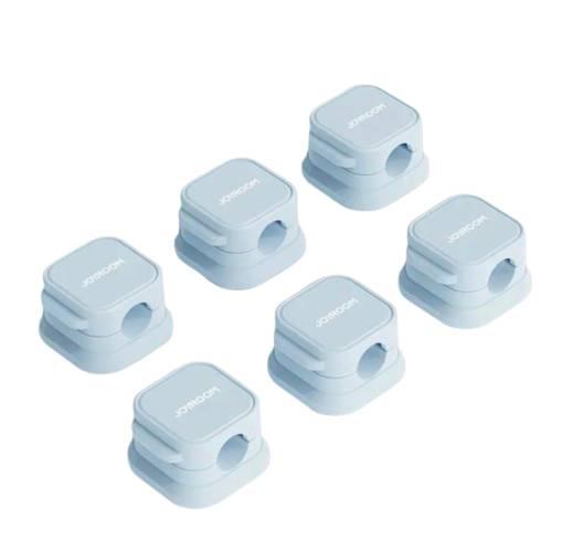 Фіксатор кабелю магнітний Joy 6 шт Blue, фото 1