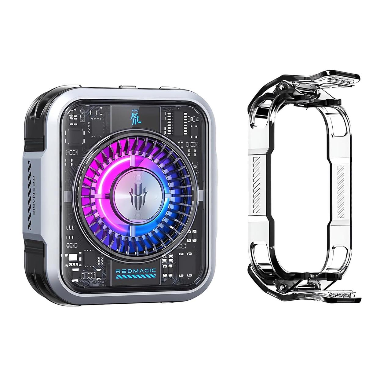 Радіатор-вентилятор 2 в 1 для смартфона Nubia RedMagic Magnetic Cooler 5 Pro black, фото 1