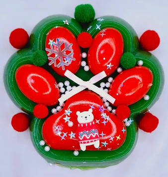 Антистрес-іграшка OPT-TOP Лапка котика XXL 12 см Червоно-зелений (2104618358)